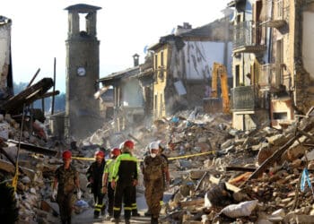 Foto repertorio terremoto di Amatrice 2016