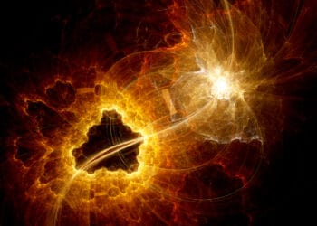 Esplosione di materia oscura nello Spazio