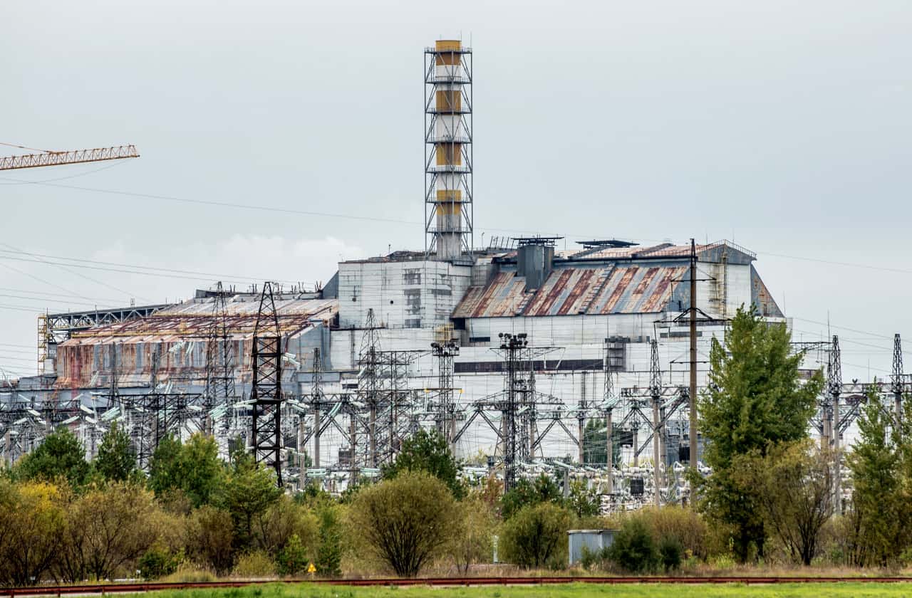 Sarcofago della centrale nucleare di Chernobyl