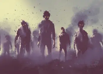 Creature mostruose, rappresentazione di invasione zombie