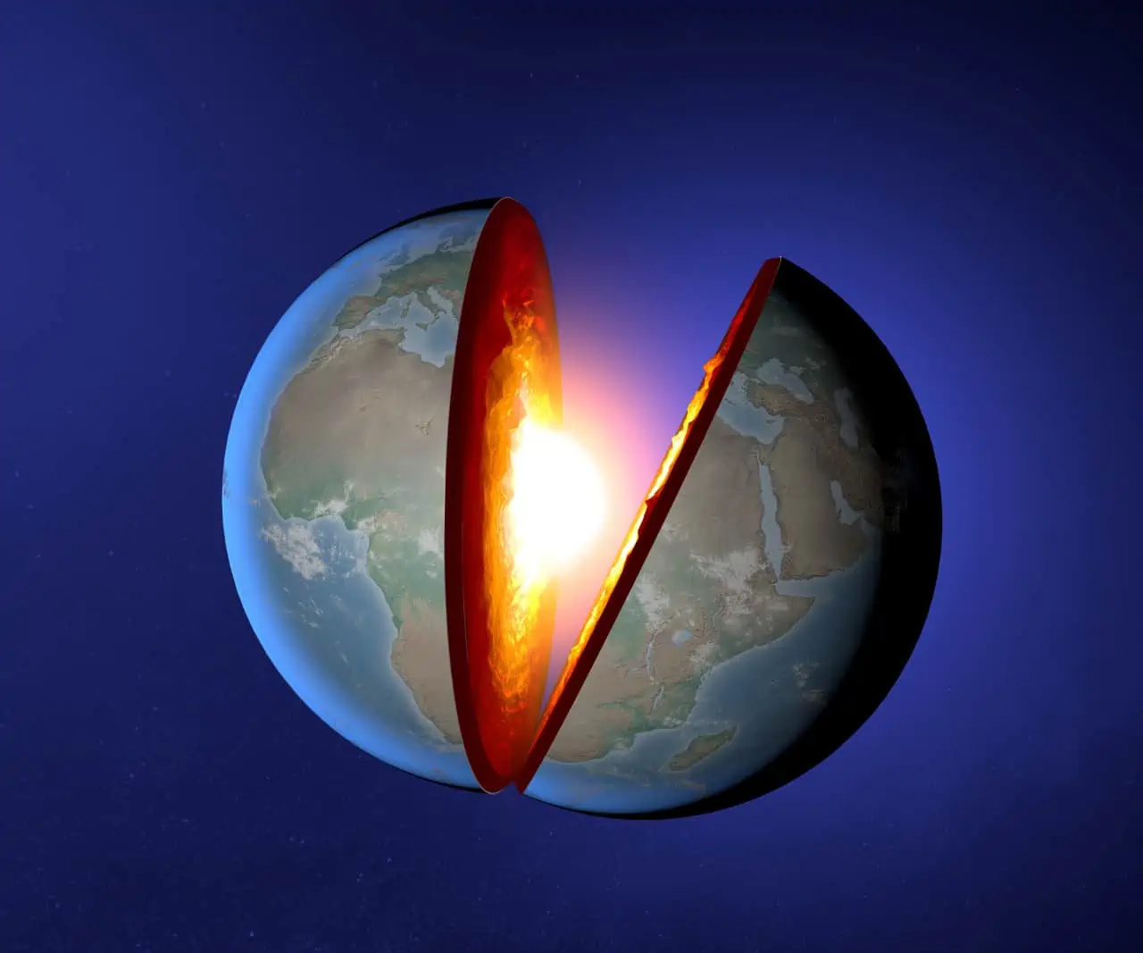 Restano misteri sull'esatta composizione del nucleo terrestre