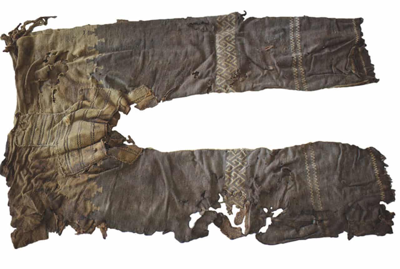 Questi pantaloni sono datati ad oltre 3000 anni fa