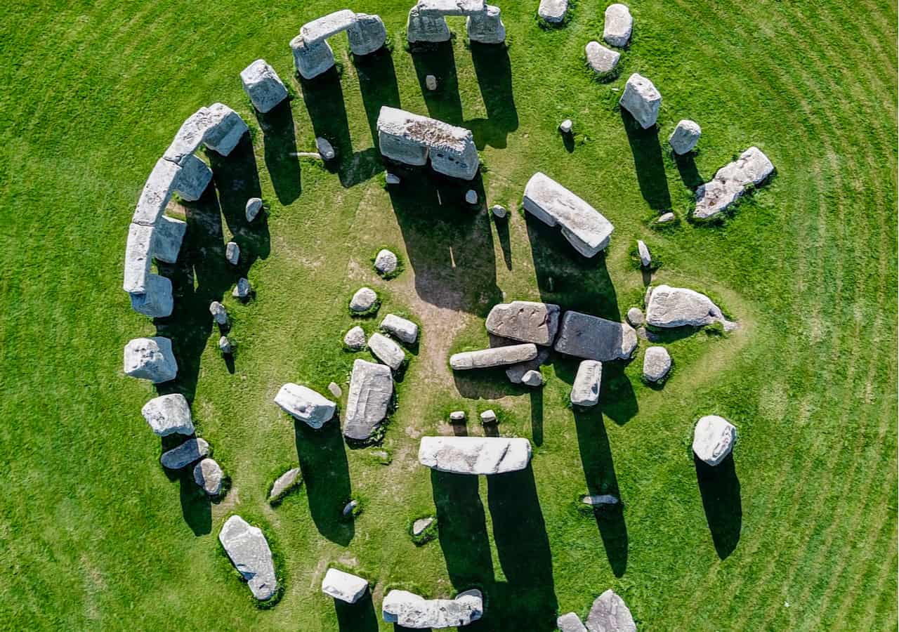 Stonehenge visto dall'alto