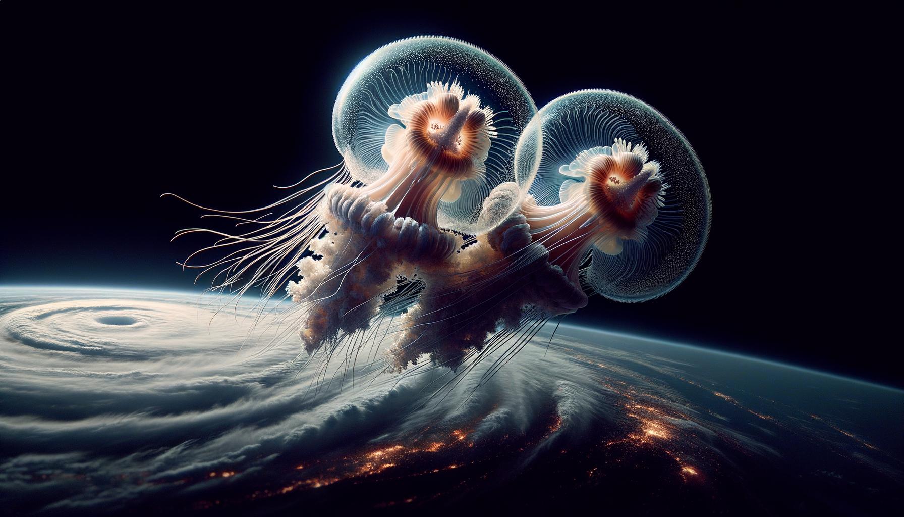 due-ctenofori-si-fondono-in-un-individuo.-animazione-nasa-mostra-l’intensita-dell’uragano-milton-e-altro